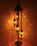 5 Ball Turkish Mosaic Floor Lamp