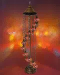 11 Ball Turkish Style Floor Lamp with Larger Glass GLA17OR1
