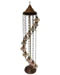 11 Ball Turkish Style Floor Lamp with Larger Glass GLA17OR1
