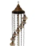 11 Ball Turkish Style Floor Lamp with Larger Glass GLA17OR1