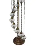 11 Ball Turkish Style Floor Lamp with Larger Glass GLA17OTO