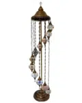 11 Ball Turkish Style Floor Lamp with Small Glass GLA13MIX- 2