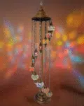11 Ball Turkish Style Floor Lamp with Small Glass GLA13MIX- 2