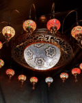 16 Ball Turkish Extra Large Mosaic Chandelier Lamp Light Hallway Restaurant Fitting