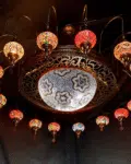 16 Ball Turkish Extra Large Mosaic Chandelier Lamp Light Hallway Restaurant Fitting