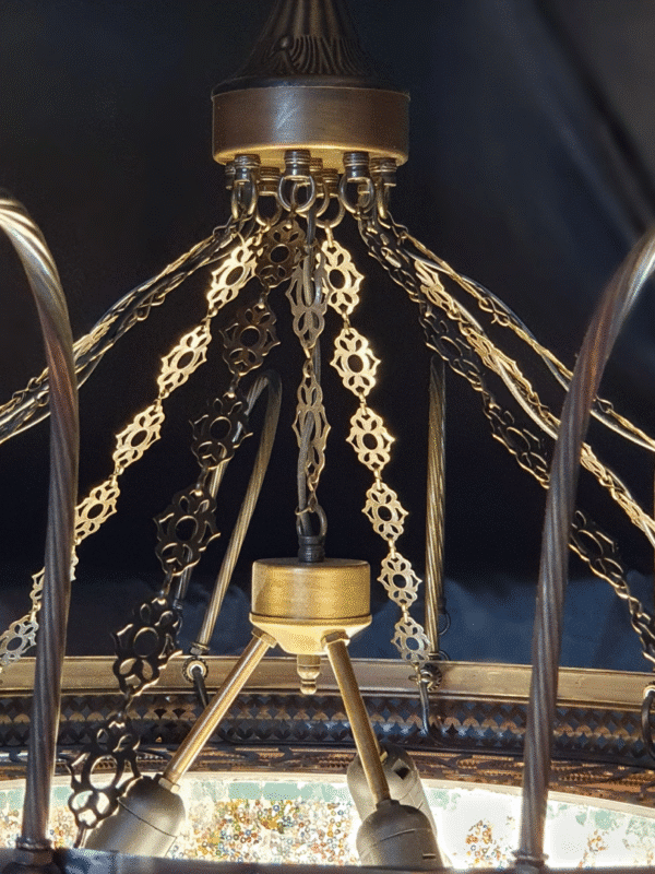 16 Ball Turkish Extra Large Mosaic Chandelier Lamp Light Hallway Restaurant Fitting