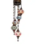 5 Ball Turkish Style Chandelier MIX