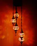 5 Ball Turkish Style Chandelier OR9