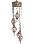 5 Ball Turkish Style Chandelier OR9