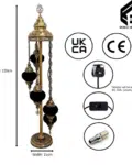 5 Ball Turkish Style Floor Lamp L-OTO
