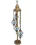 5 Ball Turkish Style Floor Lamp Large Glass B4A 2
