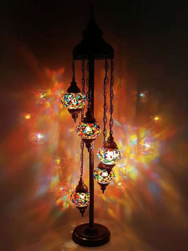 5 Ball Turkish Style Floor Lamp MC3