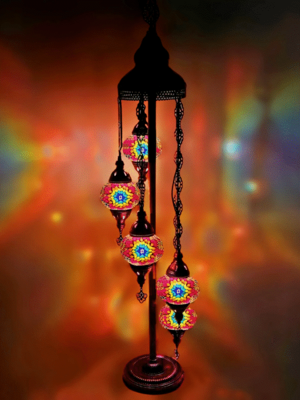 5 Ball Turkish Style Floor Lamp MC7