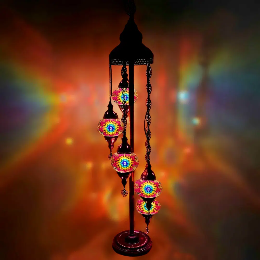 5 Ball Turkish Style Floor Lamp MC7