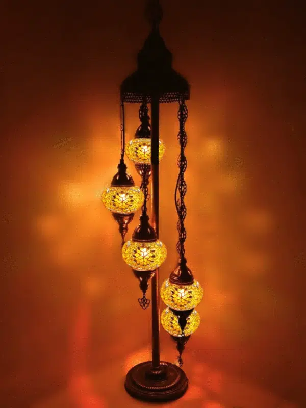 5 Ball Turkish Style Floor Lamp OR2