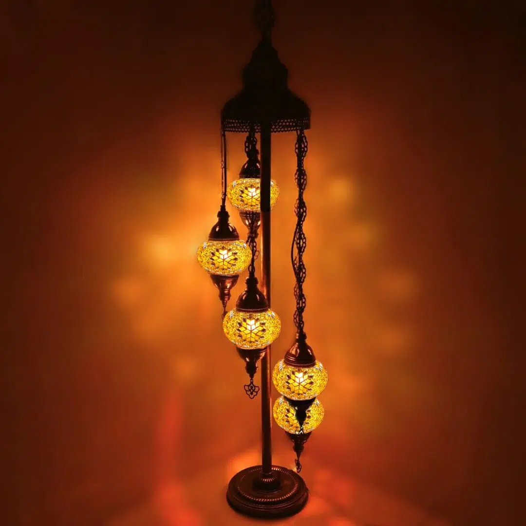 5 Ball Turkish Style Floor Lamp OR2