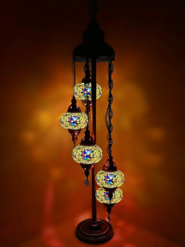 5 Ball Turkish Style Floor Lamp MC4