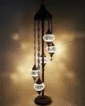 5 Ball Turkish Style Floor Lamp W10