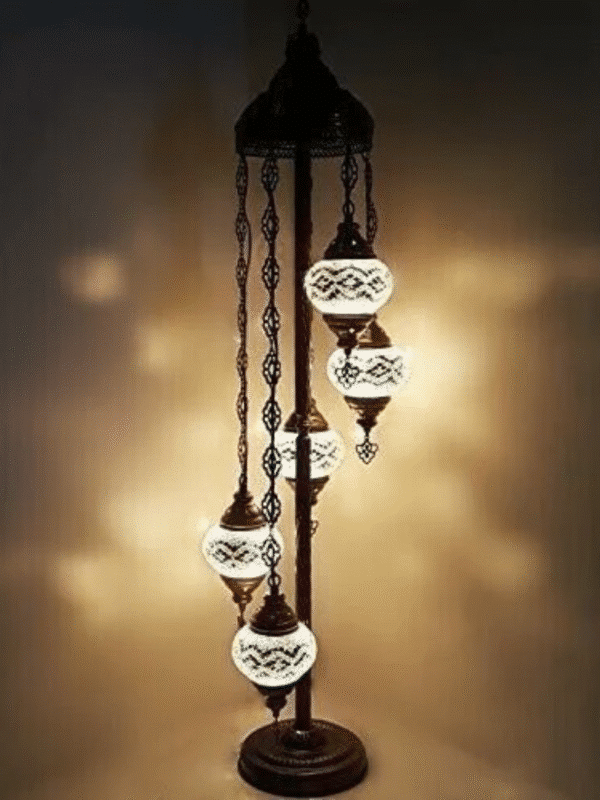 5 Ball Turkish Style Floor Lamp W10