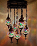 7 Ball Turkish Style Chandelier MC4