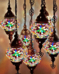 7 Ball Turkish Style Chandelier MC4