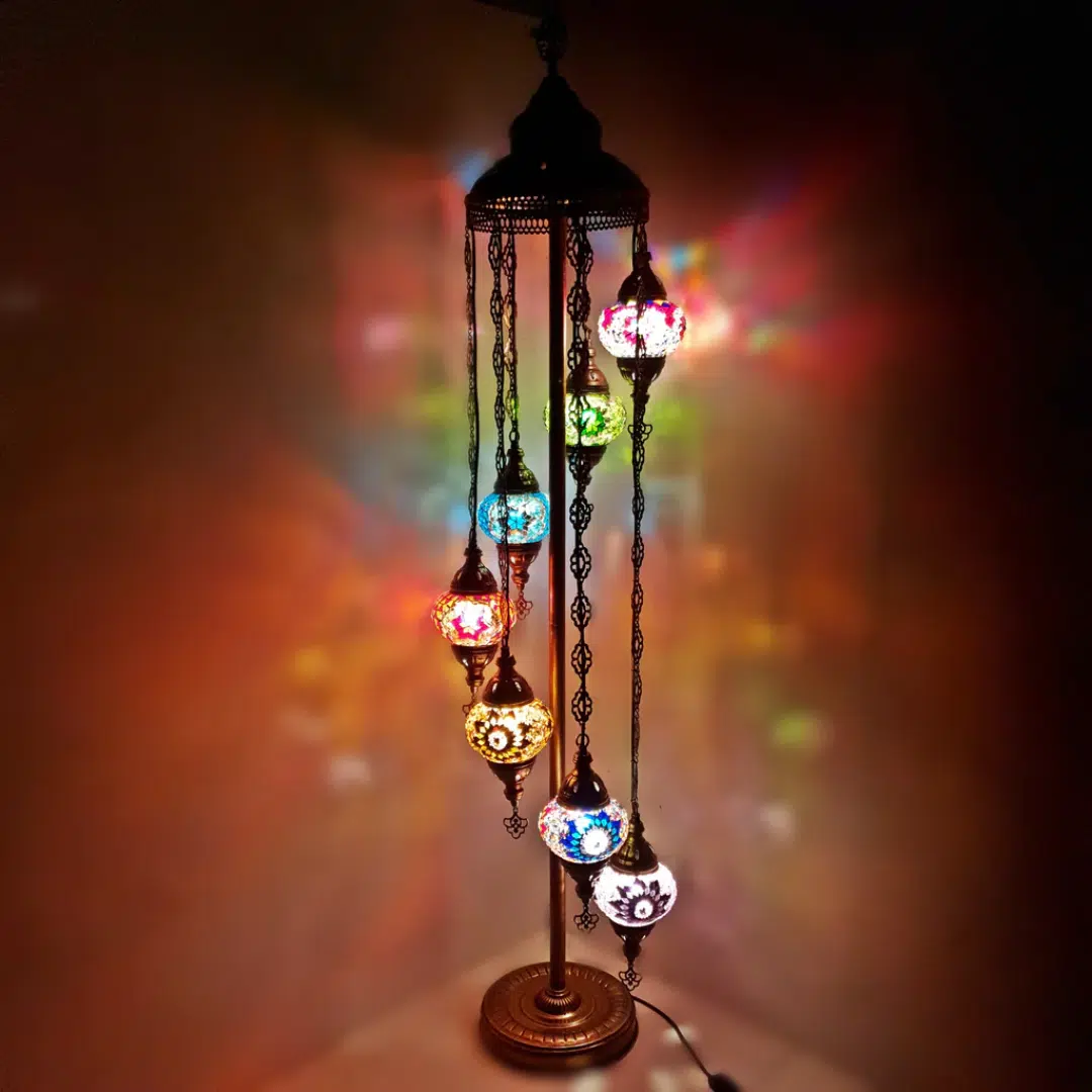 7 Ball Turkish Style Floor Lamp MIX-1