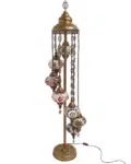 7 Ball Turkish Style Floor Lamp with Larger Glass GLA17MC1