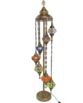 7 Ball Turkish Style Floor Lamp with Larger Glass GLA17MC2