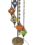 7 Ball Turkish Style Floor Lamp with Larger Glass GLA17MC2