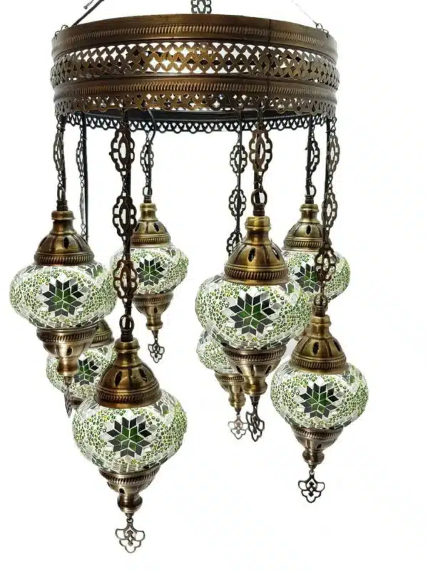 8 Ball Turkish Style Chandelier GR1