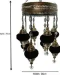 8 Ball Turkish Style Chandelier GR1