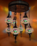 8 Ball Turkish Style Chandelier - MC4