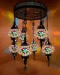 8 Ball Turkish Style Chandelier - MC4