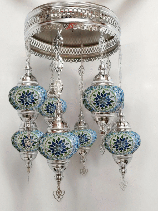 8 Ball Turkish Style Chandelier - T1 2