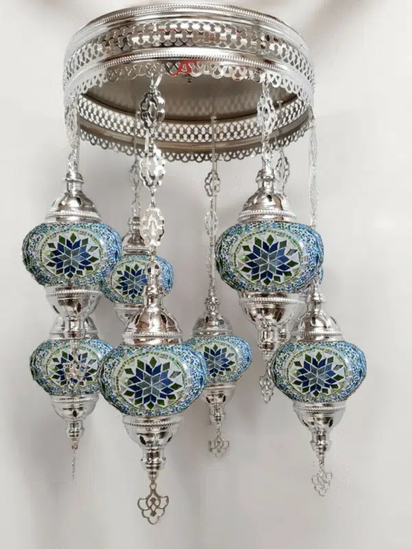 8 Ball Turkish Style Chandelier - T1 2