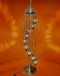 9 Ball Turkish Style Floor Lamp Medium Glass