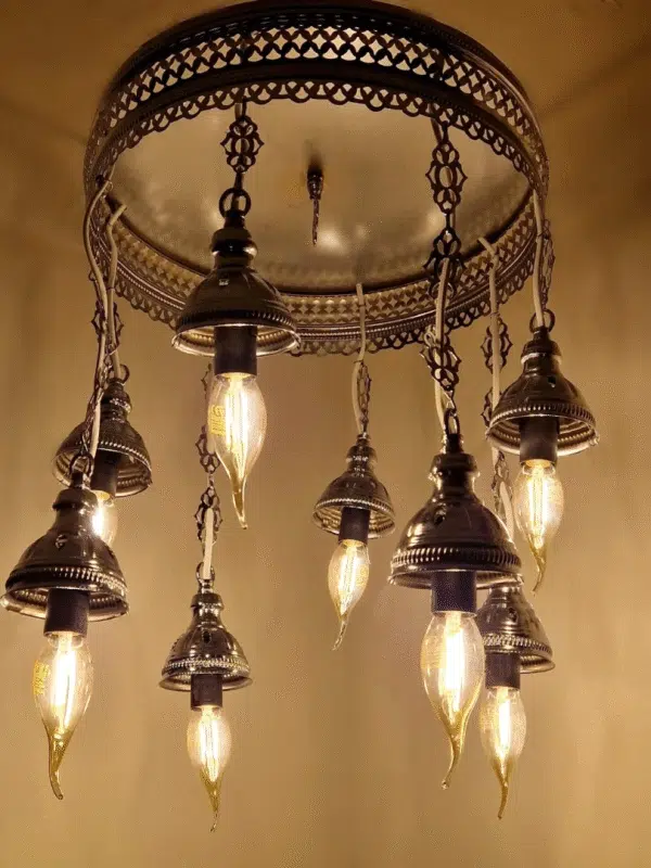 Turkish Chandelier Unique 8 Globe Design
