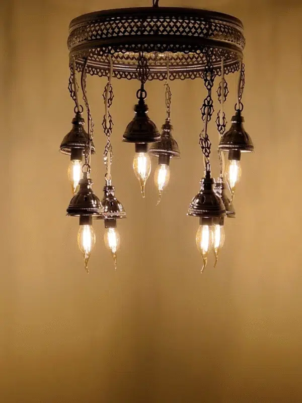 Turkish Chandelier Unique 8 Globe Design