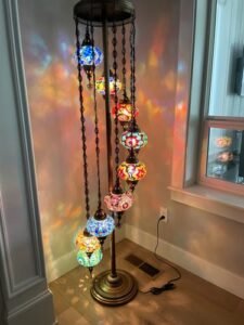 9 Ball Turkish Style Floor Lamp Large Glass GLA17MC1 photo review