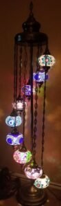 9 Ball Turkish Style Floor Lamp Large Glass GLA17MC1 photo review