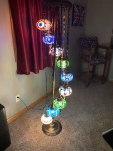 9 Ball Turkish Style Floor Lamp Large Glass GLA17MC1 photo review